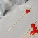 Skewers "Puff Heart", 12 cm, set 25 pcs