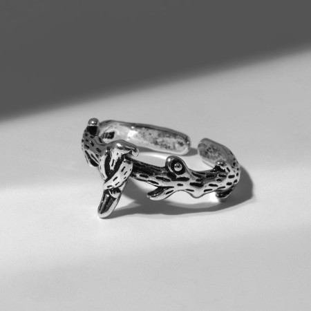 Ring "Right" Raven, color black silver, dimensionless-2