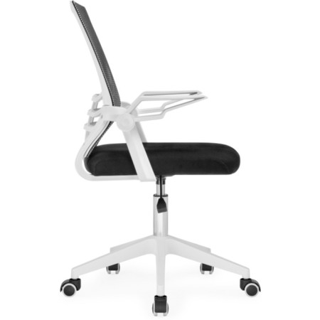 Computer chair Arrow fabric, white/black 62x62x96 cm-4