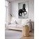 Decorative panel with photo printing "Horse by the Sea", vertical, size 100x150 cm