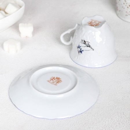 Coffee couple "Rococo. Geese ": a cup 100 ml, a saucer d = 12.5 cm-3