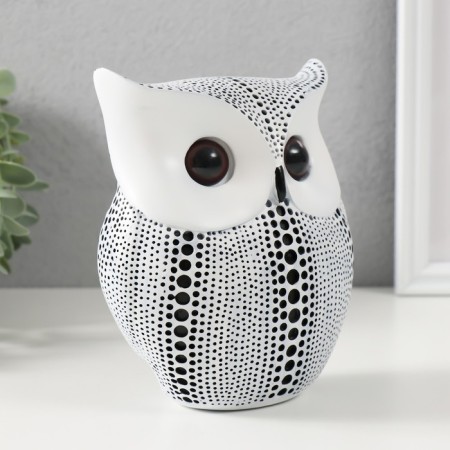 Souvenir Polystone "Filin - Points" White 13x15 cm-1