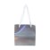 A packet for a cake with a square bottom and window, holographic, 15 x 15 x 15 cm