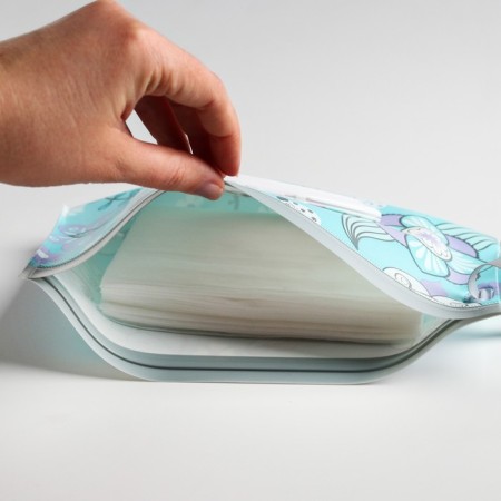 Container for napkins with a loop "abstraction", color mix-12