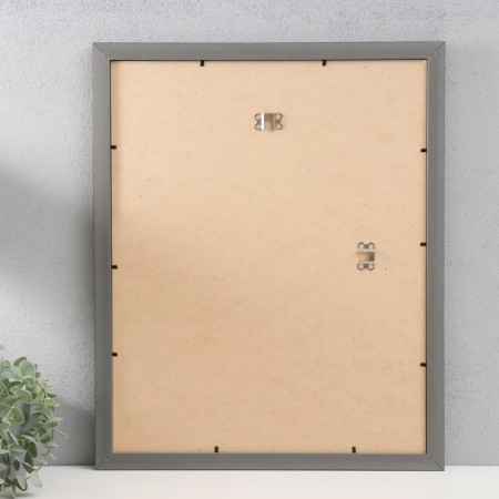Photo frame Plastic "Mira" 40x50 cm walnut (plastic screen)-3