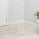 Costume hanger "Style-3", 47 × 34.8 × 108 cm, white color