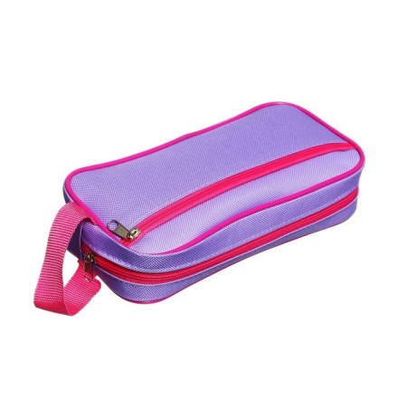 Penal soft 2 compartments, 100 x 200 x 70 mm, voluminous, "purple-pink"-3
