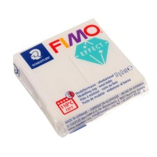 Plastic - polymer clay, 57 g, Effect, translucent white