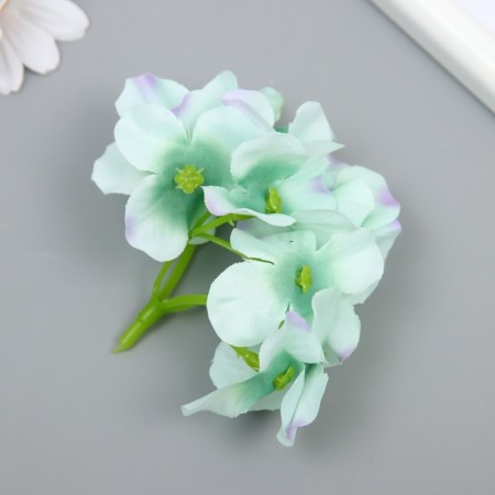 Flowers for decorating "hydrangea" lilac-blue 10x10 cm-3