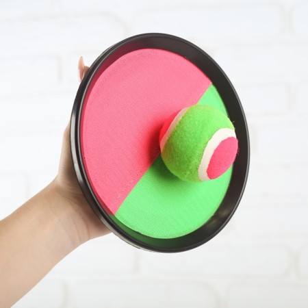 Game "Velcro plate", set: 2 plates, ball-1