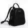 Women's backpack city, Textura, black color