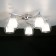 Ceating chandelier Citilux "Christie" CL152157, 54x54x19 cm, 5x75W, e27, gray color gray
