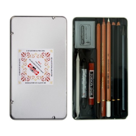 Artistic set KOH-I-NOOR 8890, Gioconda, 10 items in a metal penalty-6