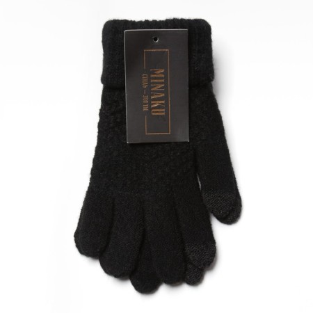 Women's gloves minku are single -layer, cent-3