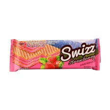 Waffles with strawberry cream, swizz, block 12 pcs, 32 g