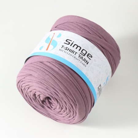 Knitted yarn secondary 90% cotton, 10% p/e, 100m/450 ± 50 g (dusty rose) mix-2
