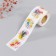 Stick paper "Flower watercolor" d = 3.8 cm 252 pcs in the roll