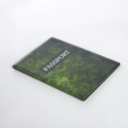 Cover for passport, green color-2