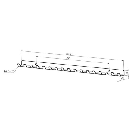 Holder of end heads and bit with a square of 1/4 "inch, wall, black-5