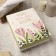 Set of terry napkins "Flowers" 30x30 cm -5pcs, 100% HL, 340g/m2