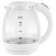 Electric kettle JVC JK-KE1514, glass, 2200 watts, 1.7 l, white