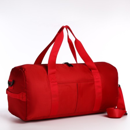 Board Road on Lightning, external pocket, suitcase holder, long belt, red color
