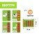 The training set “My Funny Garden”, 40 figures, cards, a voluminous field, according to the Montessori method, blue tractor