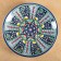 Largan Rishtan ceramics "Flowers", 33 cm, blue