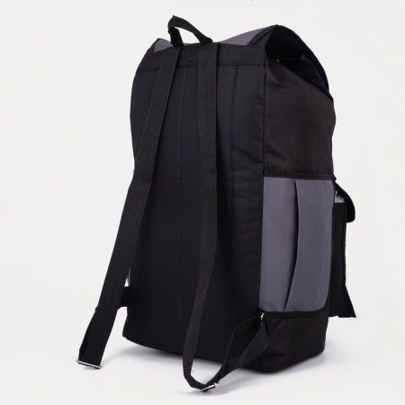 Tourist backpack, 55 liters, cord department, 4 outer pockets, ZFTS, black/gray color-3