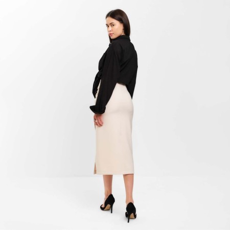 Women's skirt MIST R.48, beige-3