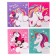 A set of notebooks 10 pieces, 12 sheets, in a ruler, cover covered paper, Minnie Mouse and unicorn