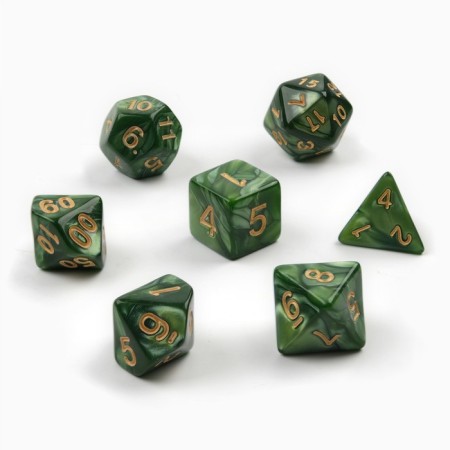 Cubes set for D&D (Dungeons and Dragons, DND) "Game time", Series: D&D, 7 pcs-1