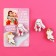 Wooden icons "beloved girlfriend", 2 pcs.