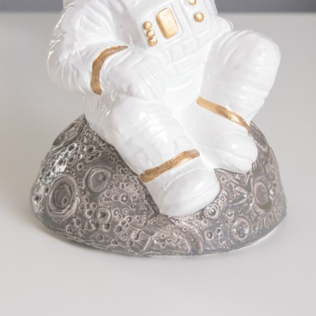 Table lamp "Cosmonaut with moon" 1x40W E14 white/gold 12.5x12.5x31cm-7