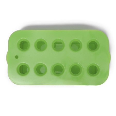 Box for growing green onions, 29 × 16 × 8.5 cm, 2.5 l, 10 holes, green, Greengo-3