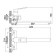 Accoona A71109 bath mixer, single -leaf, brass, chrome