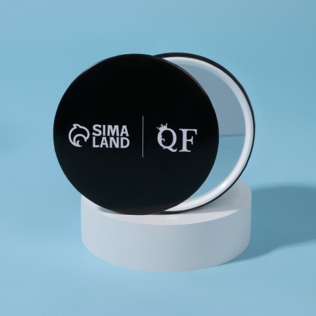 Mirror "QF", d = 7 cm, black color-1