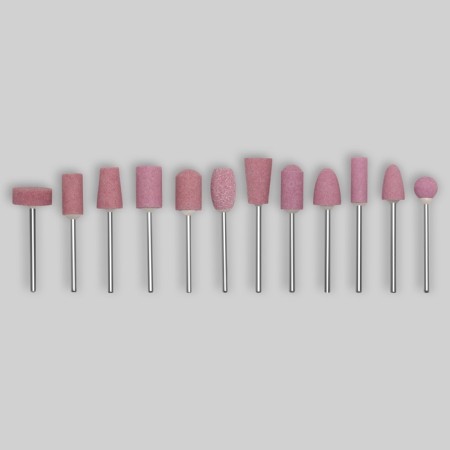 Corundum cutters for manicure in a plastic organizer, 12 pcs-1