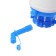 Luazon water pump, mechanical, medium, under a bottle of 11 to 19 l, blue