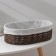 Basket wicker share "Lira", 34 × 24 × 10.5 cm, brown color