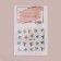 Slider - Watercolor nail design, packing 6 pcs, multi -colored