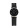 Men's wrist watch, D-4 cm, black dial