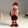 Interior doll "Goblin in a knitted sweater and fur vest" 42 cm