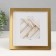 Photo frame plastic Gallery 20x20 cm, 641811 gold (plastic screen)