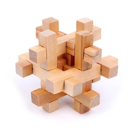 Puzzle wooden games of the mind "Complex Cross"-6
