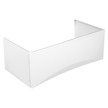 Cersanit Virgo/Intro 75 Bath Bath screen, white color-1