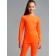 Thermal complex for girls: trousers, sweatshirt, height 128 cm