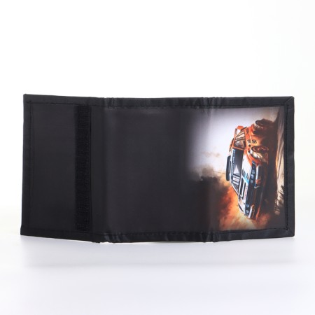 Children's wallet on Velcro "chosen", black color-5