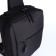 Male sling bag from textiles, with USB, black color