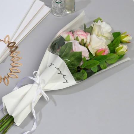 Happy Everyday flowing package, white, 28 x 13 x 44 cm